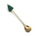 thumbnail image 1 of FHBVT Stainless Steel Christmas Spoon, Festive Holiday Dessert Spoon, Unique Christmas Pendant Design, Perfect for Tea, Coffee, Soup Stirring, Christmas Party Tableware and Decorations, 1 of 8