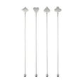 thumbnail image 1 of FHBVT Stainless Steel Cocktail Stir Sticks Set of 4 Reusable Mixing Bar Drink Stirring Stick for Cocktail Coffee Beverage Easy to Clean Durable Stainless Steel Bar Tools for Parties, 1 of 3