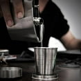 thumbnail image 1 of FHBVT Stainless Steel Travel Telescopic Shot Glass, Collapsible Pocket Cup with Leak-Proof Design, Compact and Portable for Camping, Hiking, Travel, and Emergency Hydration on the Go, 1 of 9