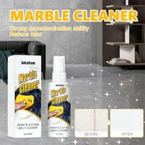 FHBVT Stone Countertop Cleaner Quartz Marble Granite Stain Remover Polishing Powder Fast Effective Decontamination for Kitchen Bathroom Surfaces Easy Circular Wipe Cleaning
