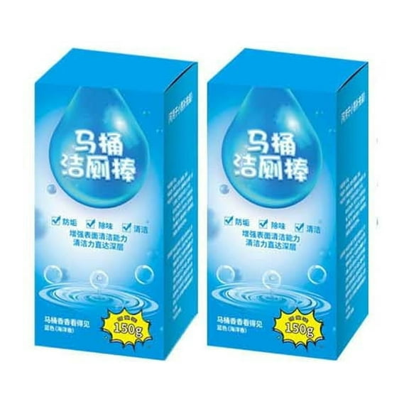 FHBVT Toilet Cleaner Bar, Large Capacity Blue Bubble Stick, Deodorizing and Stain Removal, Easy Application for Household Use, Effortless Toilet Cleaning Solution for a Fresh and Hygienic Bathroom