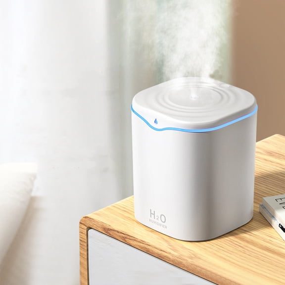 FHBVT USB Humidifier, Quiet Cool Mist for Bedroom Office Plants, 2200ML Capacity, Colorful Light for Better Sleep, Skin Hydration, Air Quality, Ideal for Home Office Use, Perfect Gift for Loved Ones