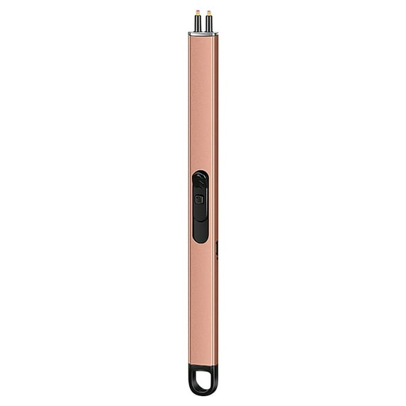 FHBVT USB Rechargeable Double Arc Plasma Lighter Windproof Flameless 7s Auto-Off Safety Lock High Temperature Ceramic Head For Candle Stove Camping Thanksgiving Christmas New Year Gift Lighter