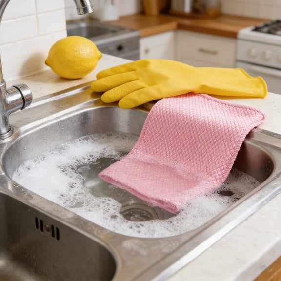 FHBVT Waffle Weave Microfiber Cleaning Cloth 11.8in Super Soft Highly Absorbent Quick Drying Lint Free Scratch Free Reusable Towel for Kitchen Dishes Cars Furniture Glass Daily Household Cleaning