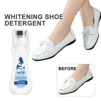 FHBVT Whitening Shoe Detergent, 100ml Shoe Cleaner for White Shoes and Leather, Removes Stains, Prevents Yellowing, Suitable for Sports, Casual, and Running Shoes