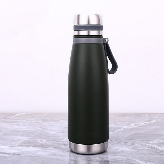 FHBVT Wide Mouth Thermal Water Bottle Stainless Steel Hot Cold Coffee Tea Travel Mug Leak-Proof Vacuum Flask Insulated BPA Free Durable Portable Outdoor Office Gym Use Dishwasher Safe Convenient