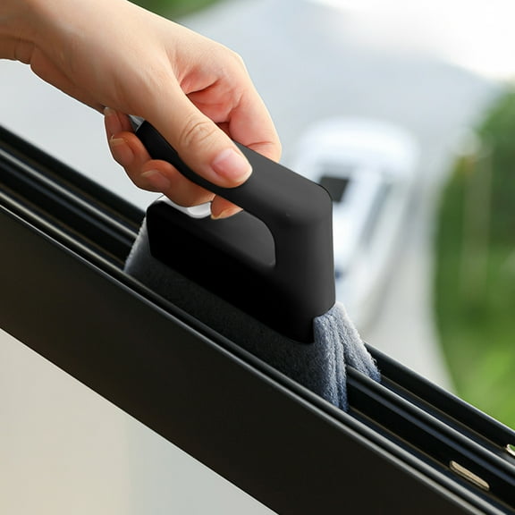 FHBVT Window Brush 2 In 1 Detachable Cleaning Tool Door Track Brush Crevice Cleaner For Window Blinds Range Hood Keyboard Sofa Gaps Car Interior Precision Deep Cleaning Brush