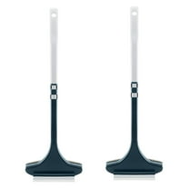 FHBVT Window Screen Brush Two in One Glass Scraper Mesh Cleaner Wet Dry Dual Use Detachable Long Handle Screen Cleaning Tool for Home Balcony Patio Door Window Household Cleaning