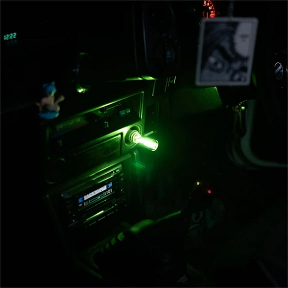 FHBVT Wine Bottle Inspired USB LED Car Interior Mood Lamp Plug Play Brightness Adjustable Soft Ambient Light Multi Color Glass Material Low Power Consumption Car Bedroom Study Home Decor Accessory