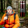 thumbnail image 1 of FHBVT Winter Portable Insulated Cup, 800mL Large Capacity Stainless Steel Thermos for Outdoor Use, Keeps Drinks Hot Cold for 24 Hours, Perfect for Hiking, Travel, Camping, Road Trips Daily Commutes, 1 of 5