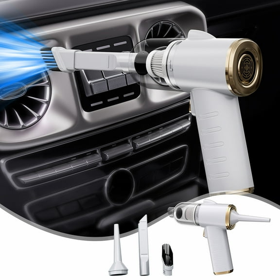 FHBVT Wireless Handheld Car Vacuum Cleaner High Power Mini Portable 2 in 1 Vacuum with LED Light for Home Car Interior Pet Hair Dust Debris Cleaning Convenient Storage Gift