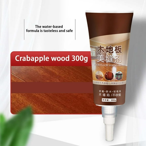 FHBVT Wooden Floor Gaps Filler – High-Quality Seam Sealant for Wooden Floors, Maintains Consistent Color, Easy to Apply, Ideal for Filling Gaps and Enhancing the Look of Your Flooring, 300g Pack