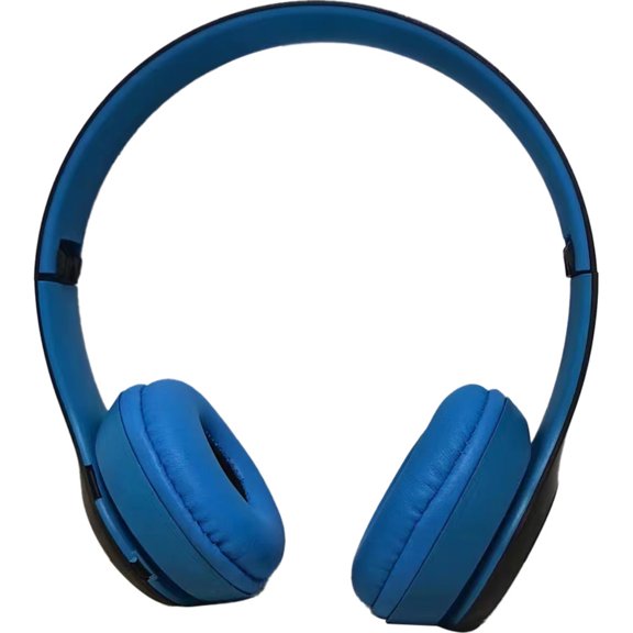 Wireless Bluetooth Blue Headphones