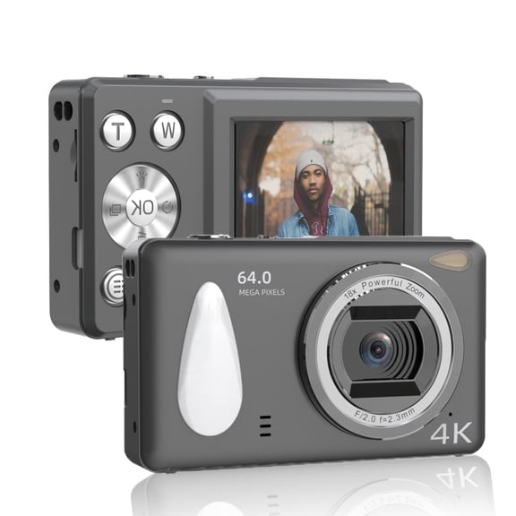 FHD Digital Camera, 48MP Digital Zoom Autofocus Compact Small Camera, Digital Camera for Kids, Anti Shake Pocket Vlogging Camera for Kids Teens Adult Beginner