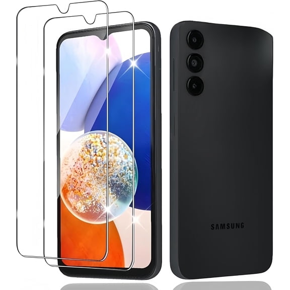 FHDFHD 2 Pack for Samsung Galaxy A14 Screen Protector,[9H Hardness][HD][Eye protection] Tempered Glass