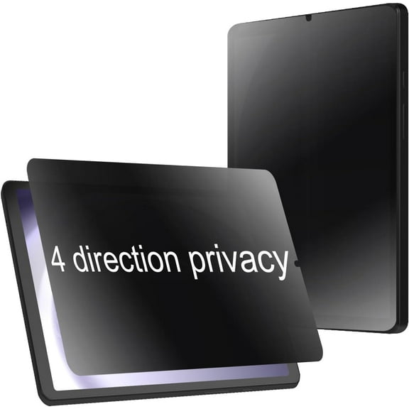 FHDFHD 360 Degree Matte Privacy Screen Protector For Samsung Galaxy Tab A9 2023/Tab A7 Lite 2021 8.7 inch Anti-Glare Anti-Spy 4 Sides Soft Film
