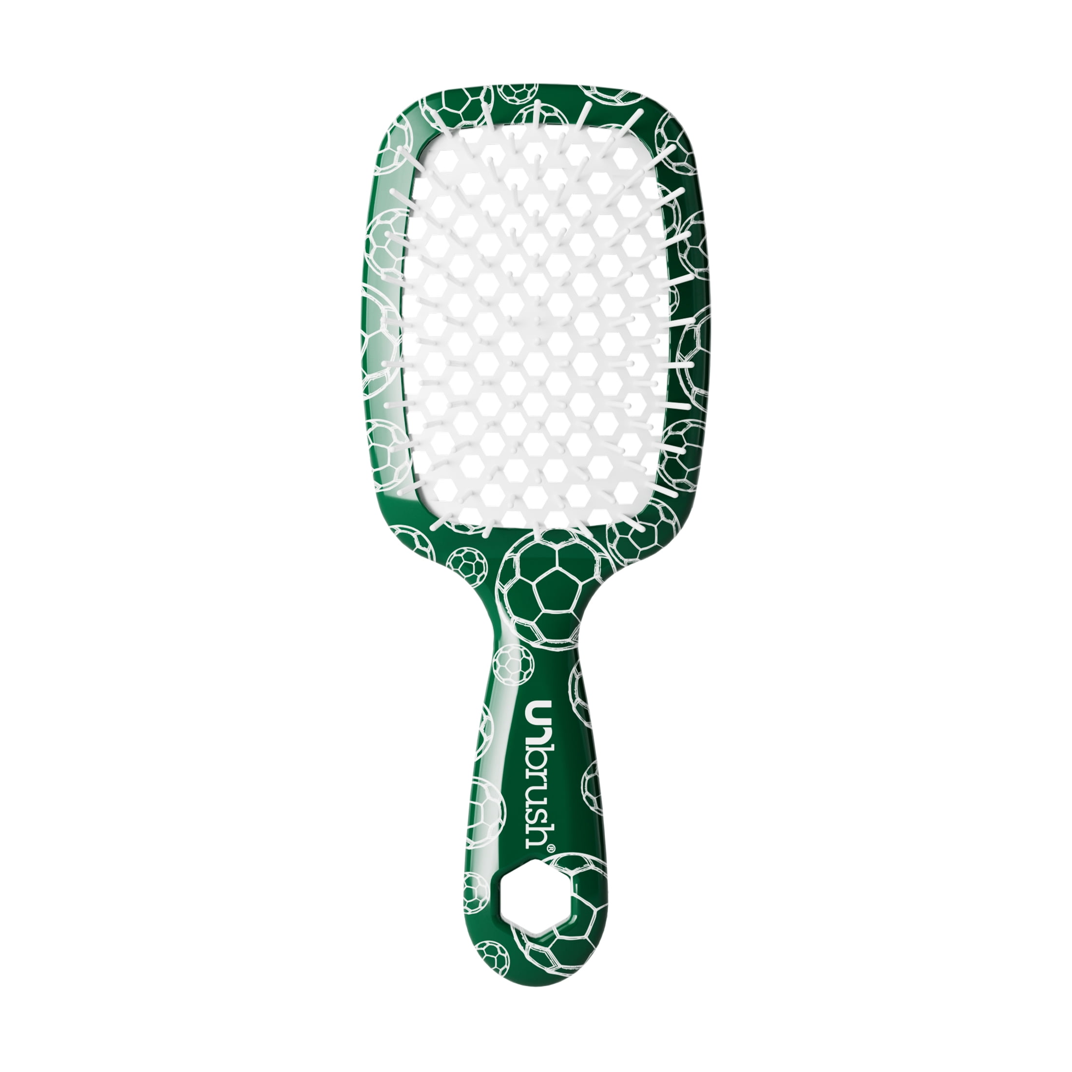 FHI Heat UNbrush Soccer Detangling Brush for All Hair Types, Green