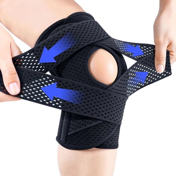 FHLFN717 Bareform Meniscus Brace, Knee Support, Breathable Neoprene Support with Side Stabilizers for Arthritis, MCL Injury and Sports Recovery, 1PC