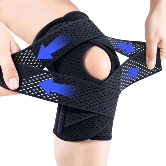 FHLFN717 Bareform Meniscus Brace, Knee Support, Breathable Neoprene Support with Side Stabilizers for Arthritis, MCL Injury and Sports Recovery, 1PC