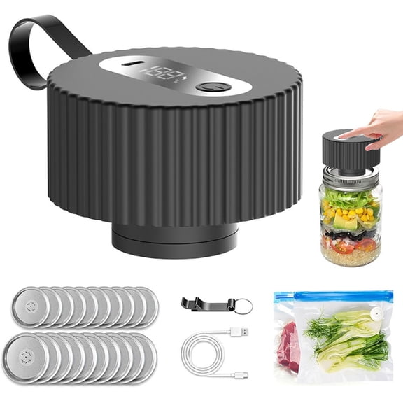 FHLFN717 Automatic Vacuum Sealer Machine Small Food Preservation Sealing Device for Home Kitchen Compact Handheld Bag Sealer