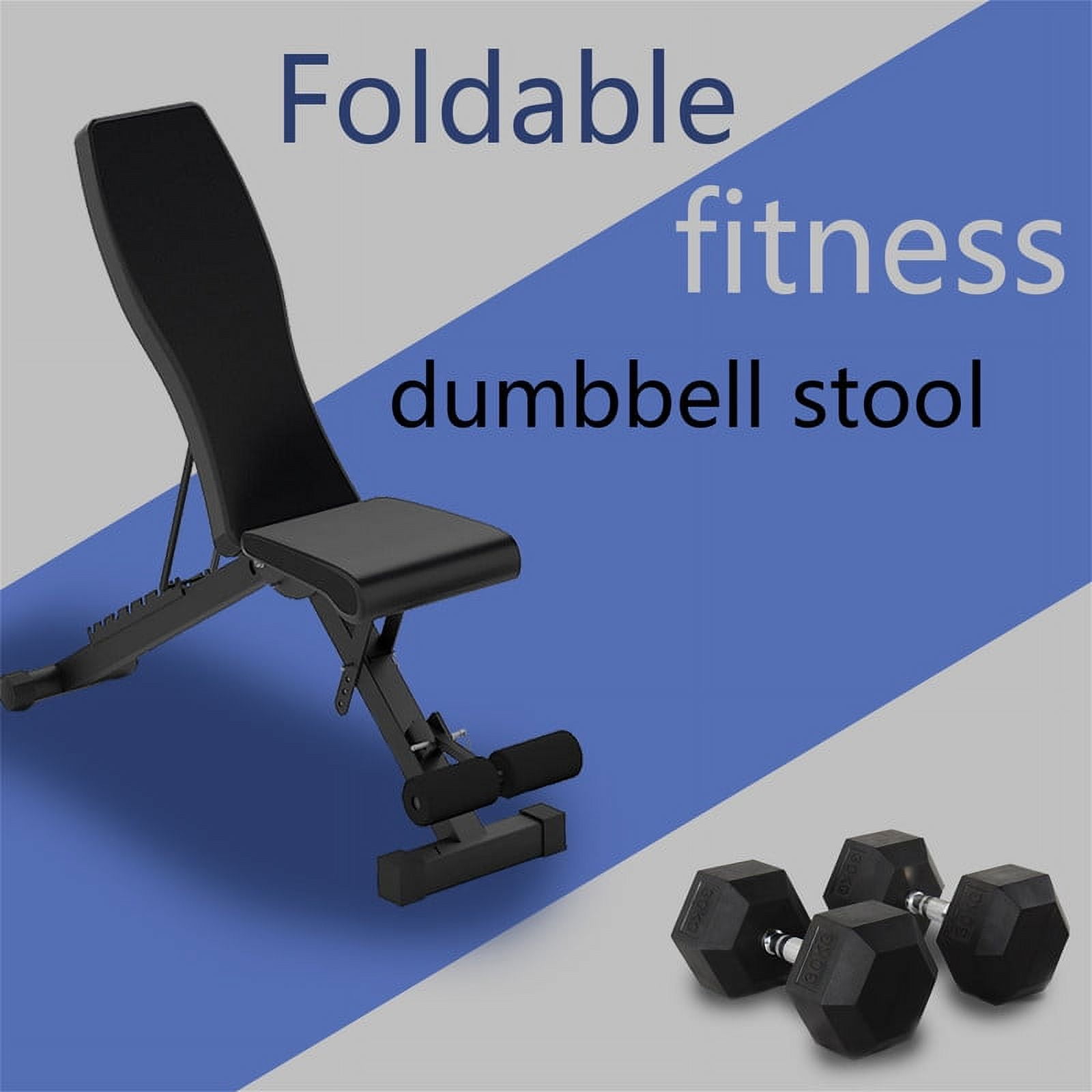 FHNF Adjustable Bench,Utility Weight Bench for Full Body Workout MultiPurpose Foldable Incline