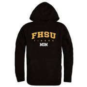 FHSU Fort Hays State University Tigers Mom Fleece Hoodie Sweatshirts Black Small