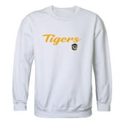 FHSU Fort Hays State University Tigers Script Crewneck Pullover Sweatshirt Sweater White Large