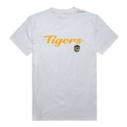 FHSU Fort Hays State University Tigers Script Tee T-Shirt White Medium