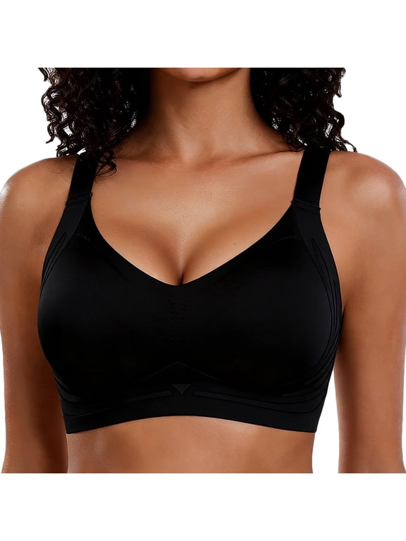 Jelly Smoothing Bra Anti Sagging Wireless Push Up Bras for Women No Underwire Full Coverage Bra Seamless Bras for Women
