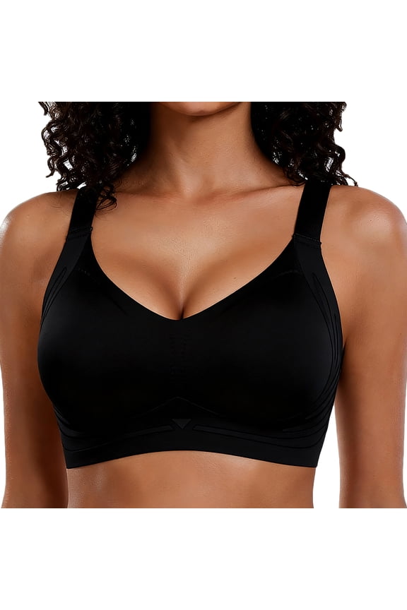 Jelly Smoothing Bra Anti Sagging Wireless Push Up Bras for Women No Underwire Full Coverage Bra Seamless Bras for Women