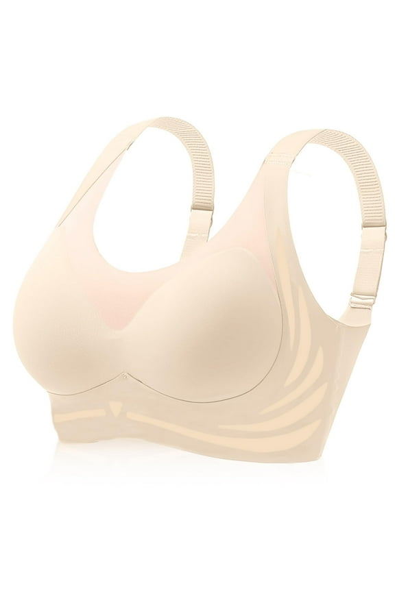 Smoothing Bra Anti Sagging Wireless Push Up Bras for Women No Underwire Full Coverage Bra Comfy Bras for Women