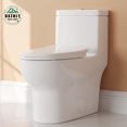 FHWMLCDV1F026 Elongated One Piece Toilet, Dual Flush 0.8/1.28 GPF