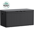FHWMMGL 100 Gallon Waterproof Large Resin Deck Box Indoor Outdoor