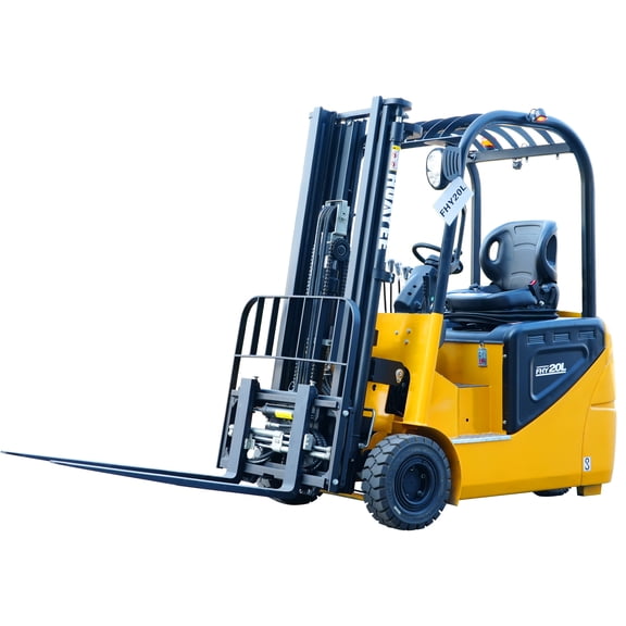 FHY20L Electric Forklift, 1.8 Ton 3-Wheel Seated Lithium Stacker | Seated Rider Electric Lift Truck with 3m Lifting Height, Solid Tyres