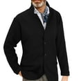 FHYNZ Men'S Stand Collar Wool Coat Thick Needle Thickened Suit Sweater
