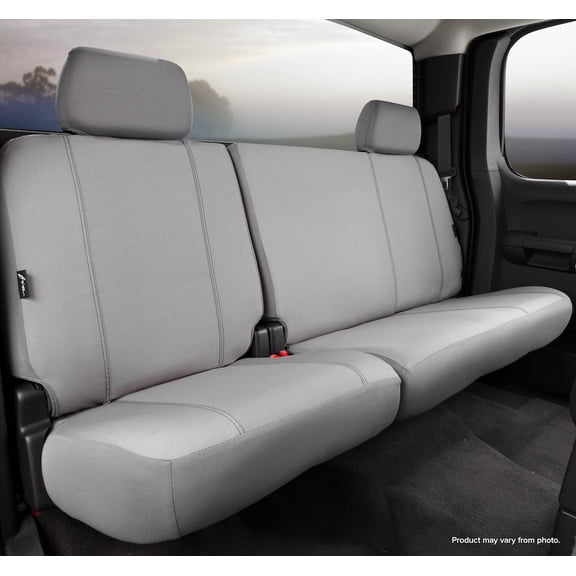 Fia SP851 GRAY Polyester Rear Seat Cover 60/40 Split Gray