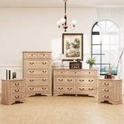 light brown dresser set Sonoma Brown 3 Piece Bedroom Set w/Upholstered Platform Bed, Dresser &  Mirror