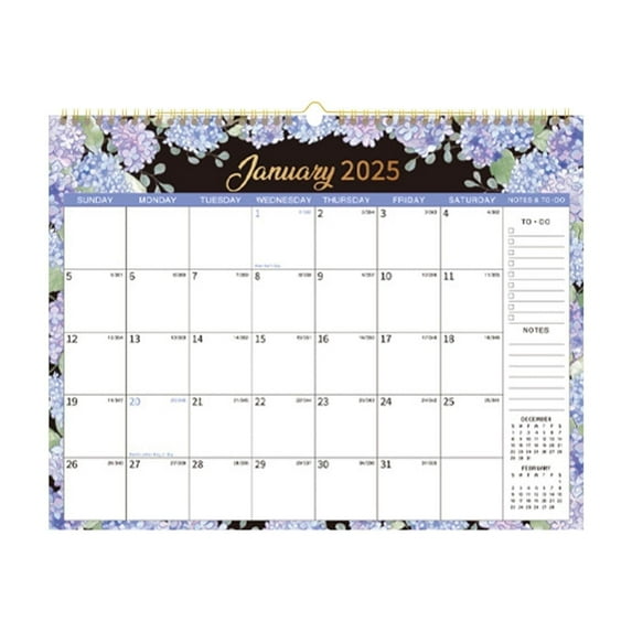 FIAOIRN 2025 Wall Calendar,12-Month Calendar for January 2025- December 2025, Desk/Wall Calendar for Home Office Room Decoration,New Year and Christmas Presents