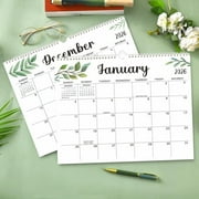 FIAOIRN 2025 Wall Calendar,18-Month Calendar for January 2025- June 2026, Desk/Wall Calendar for Home Office Room Decoration,New Year and Christmas Presents