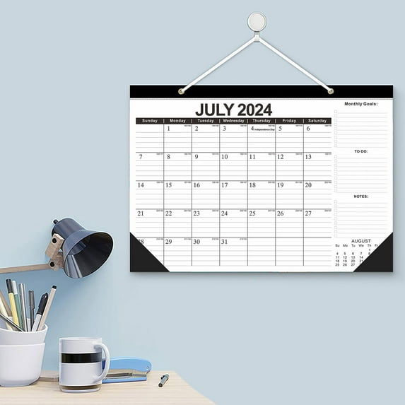 FIAOIRN 2025 Wall Calendar,18-Month Calendar for July 2024 - December 2025, Desk/Wall Calendar for Home Office Room Decoration,New Year and Christmas Presents