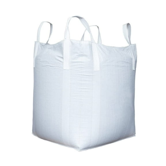 FIBC Bulk Bag 2200lbs, 35 L x 35 W x 40 H in, Open Top, Woven Polypropylene, Creative American Home