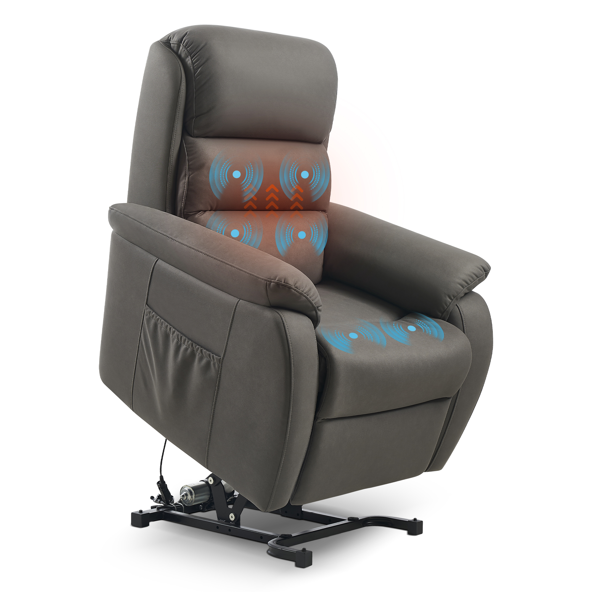 SYNGAR Large Power Lift Chair Recliner Oversized for Elderly, Heavy Duty Electric Lift Recliner