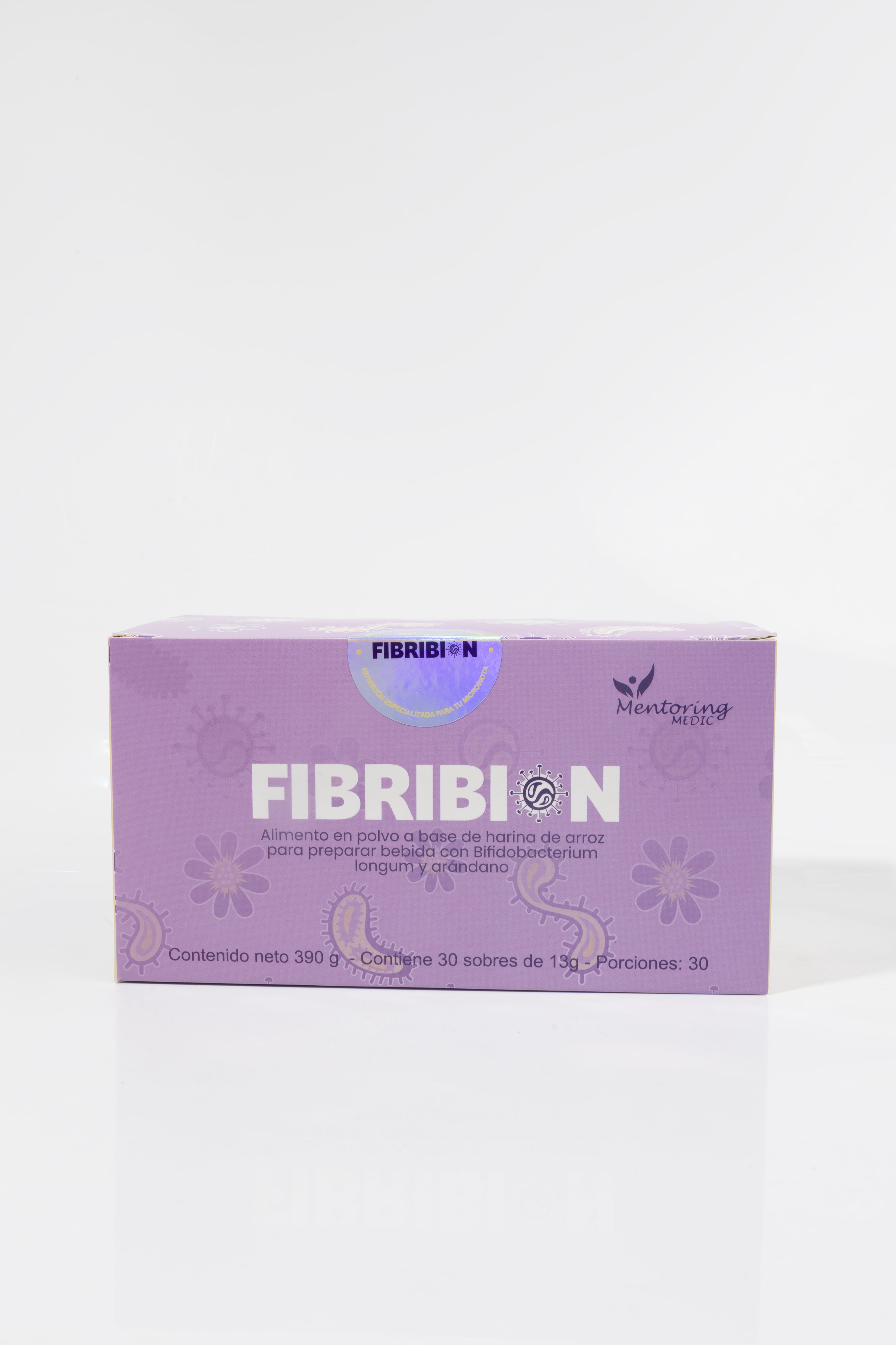 FIBRIBION® Prebiotic Fiber Powder with Probiotic – Fibersol-2 & Bifidobacterium Longum – Blueberry Flavor – 30 Single-Serve Sachets (390g)
