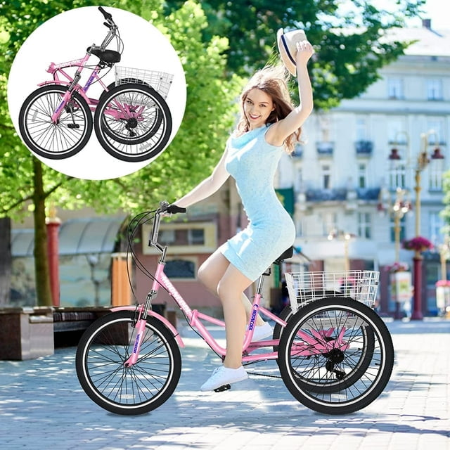 FICISOG Foldable 7 Speed Adult Tricycle with Large Nepal Ubuy