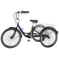 thumbnail image 1 of FICISOG 7 Speed Adult Tricycle for Men, 20/24/26 Inch Adult Trike with Basket, 3 Wheel Bikes for Adults Seniors, Cruise Trike for Shopping Picnic, 1 of 8