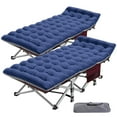 thumbnail image 1 of FICISOG Adult Folding Camping Cots, Portable 600lbs Strong Heavy Duty Wide Sleeping Cots with Carry Bag, 1 of 13