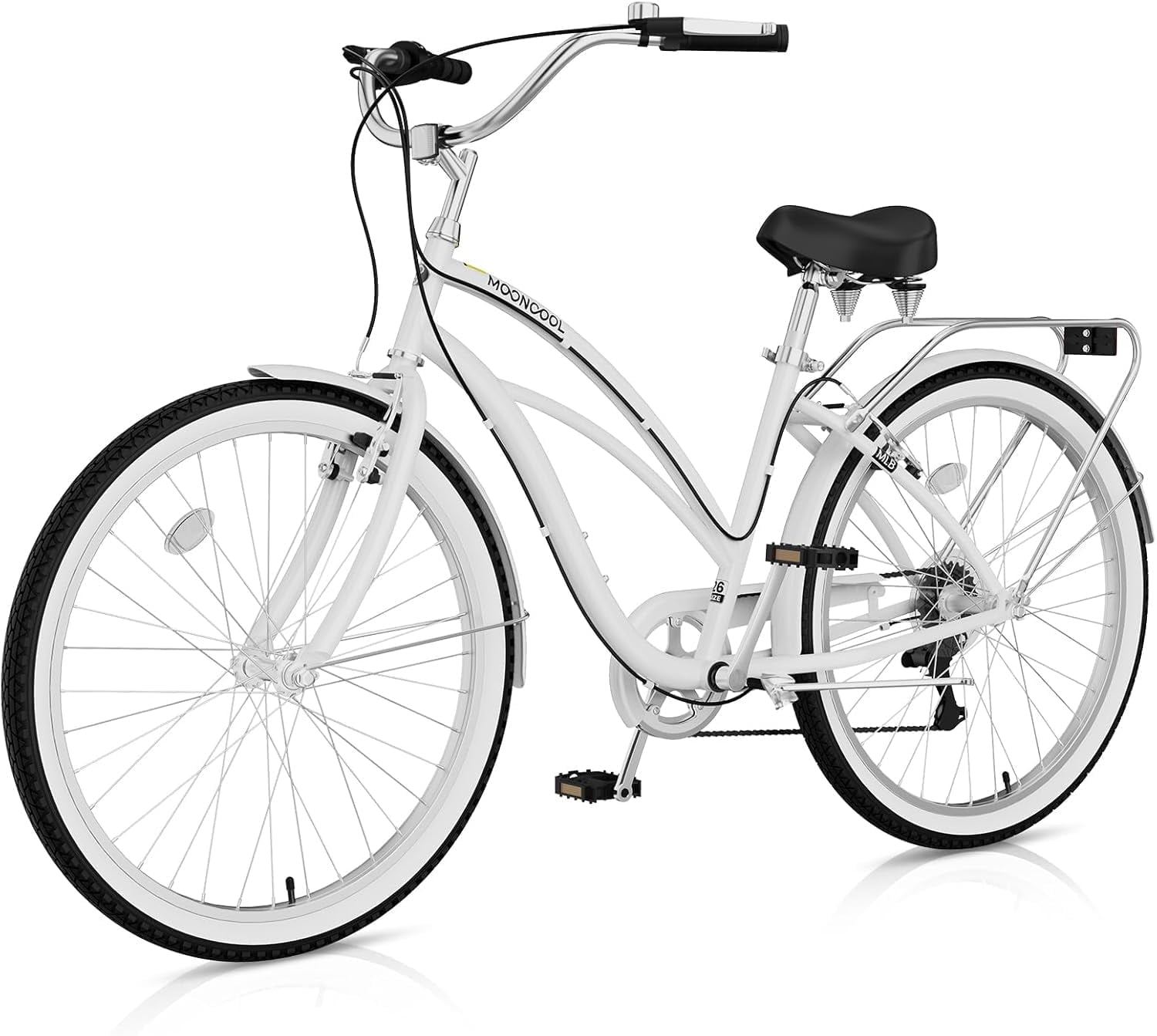 UTS x PWA x BLG “BIKE CHINO” Tracer Bikes Legend GT7 1000W Electric Stretch Cruiser Bike