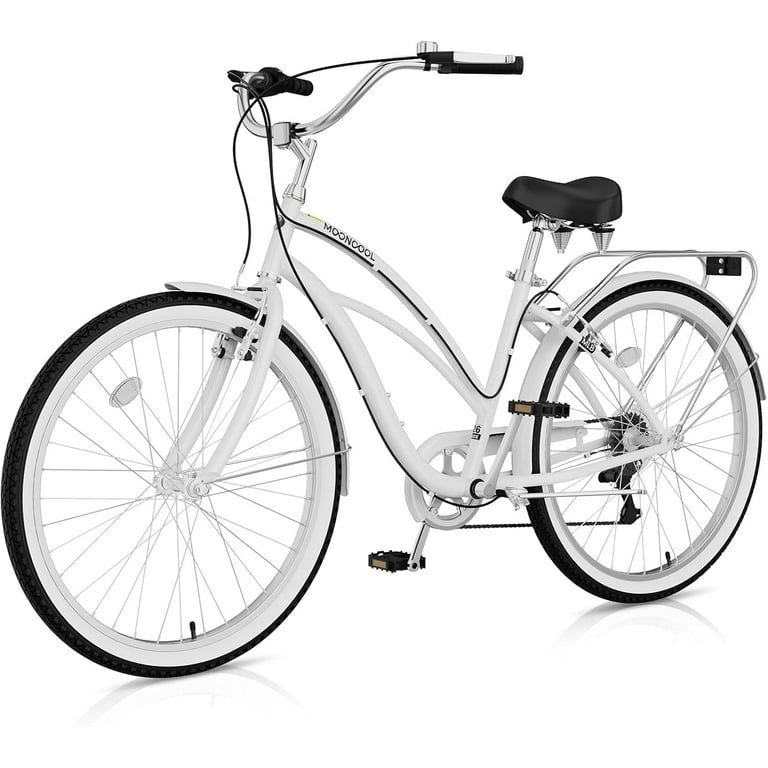 FICISOG Beach Cruiser Bike for Women, 26