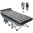 thumbnail image 1 of FICISOG Outdoor Upgrade Folding Bed for Adults, Folding Camping Cots with Carry Bag & Mattress, 1 of 14