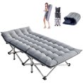 thumbnail image 1 of FICISOG Portable Camping Cot, Support 900LBS Folding Sleeping Bed with Storage Bag & Mattress, 1 of 11